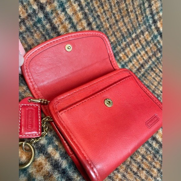 Coach Cherry Red Multifunction Wallet - Picture 7 of 10
